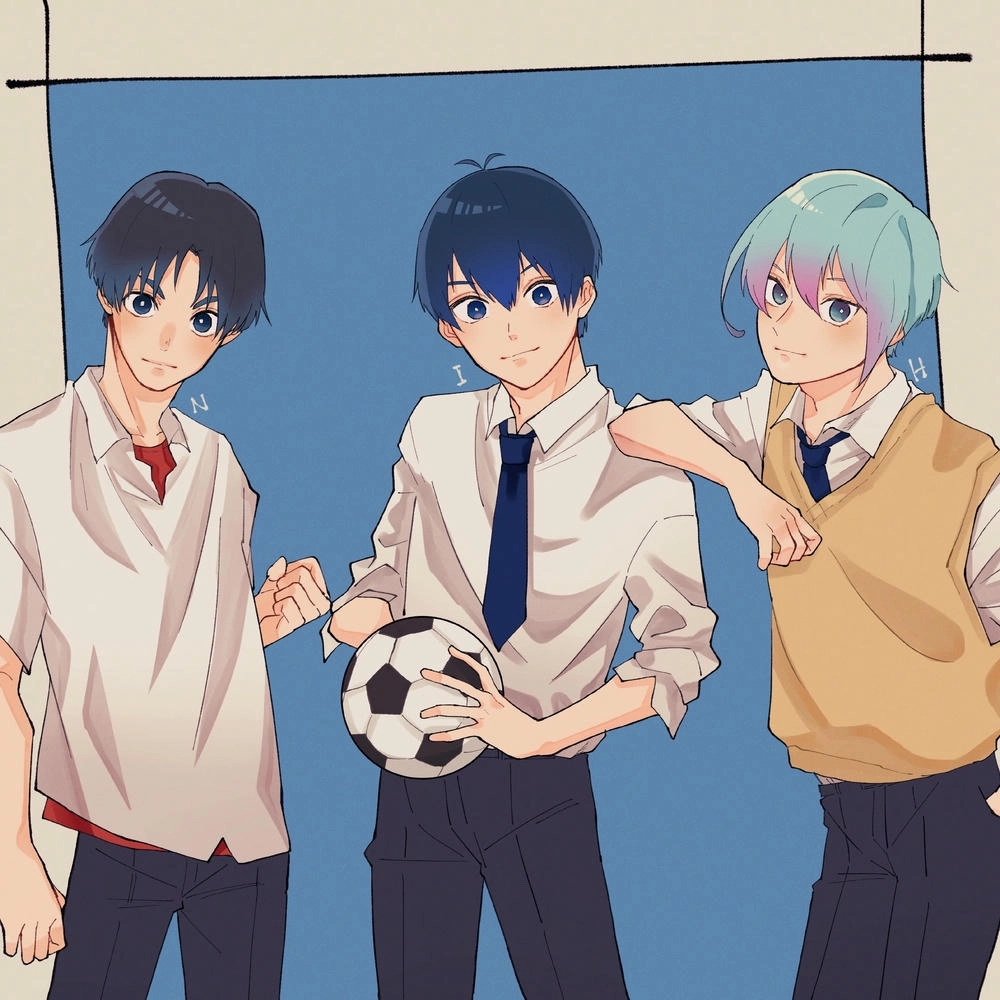 hình ảnh anime blue lock ngầu ấn tượng 