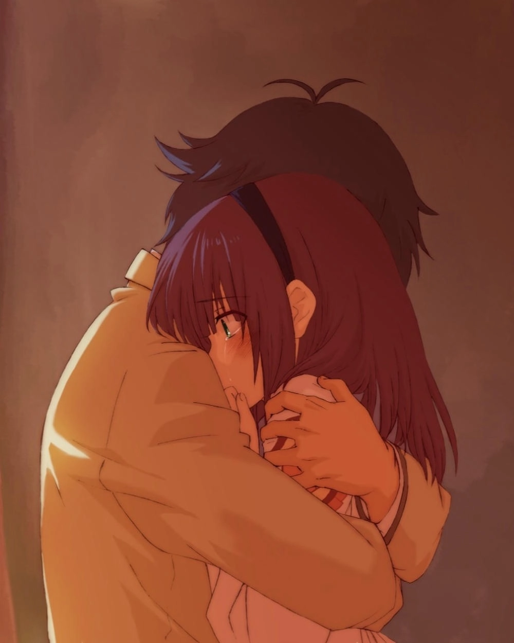 hình ảnh anime thể hiện trái tim tan vỡ 