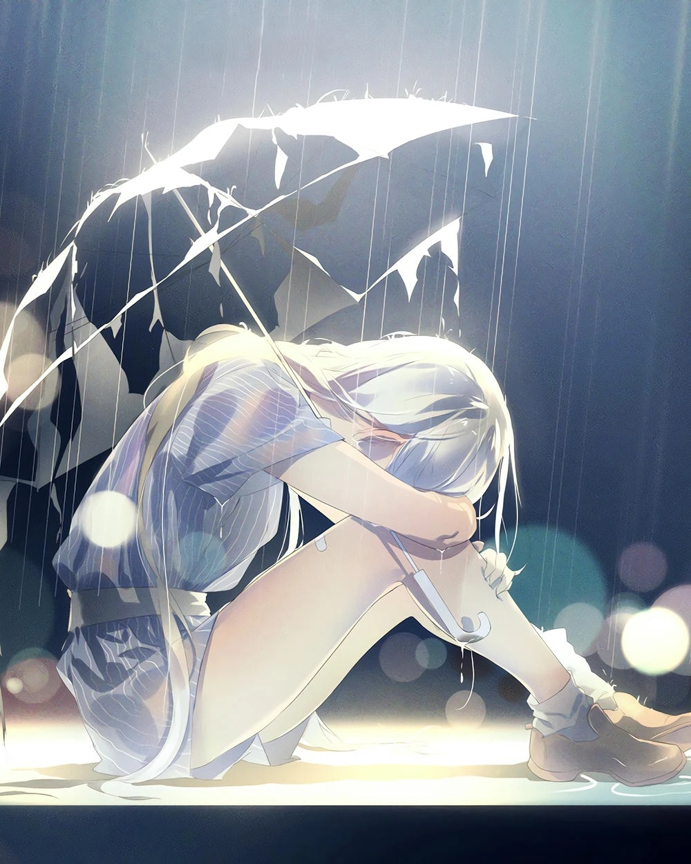 ảnh anime nữ buồn tâm trạng nhất 