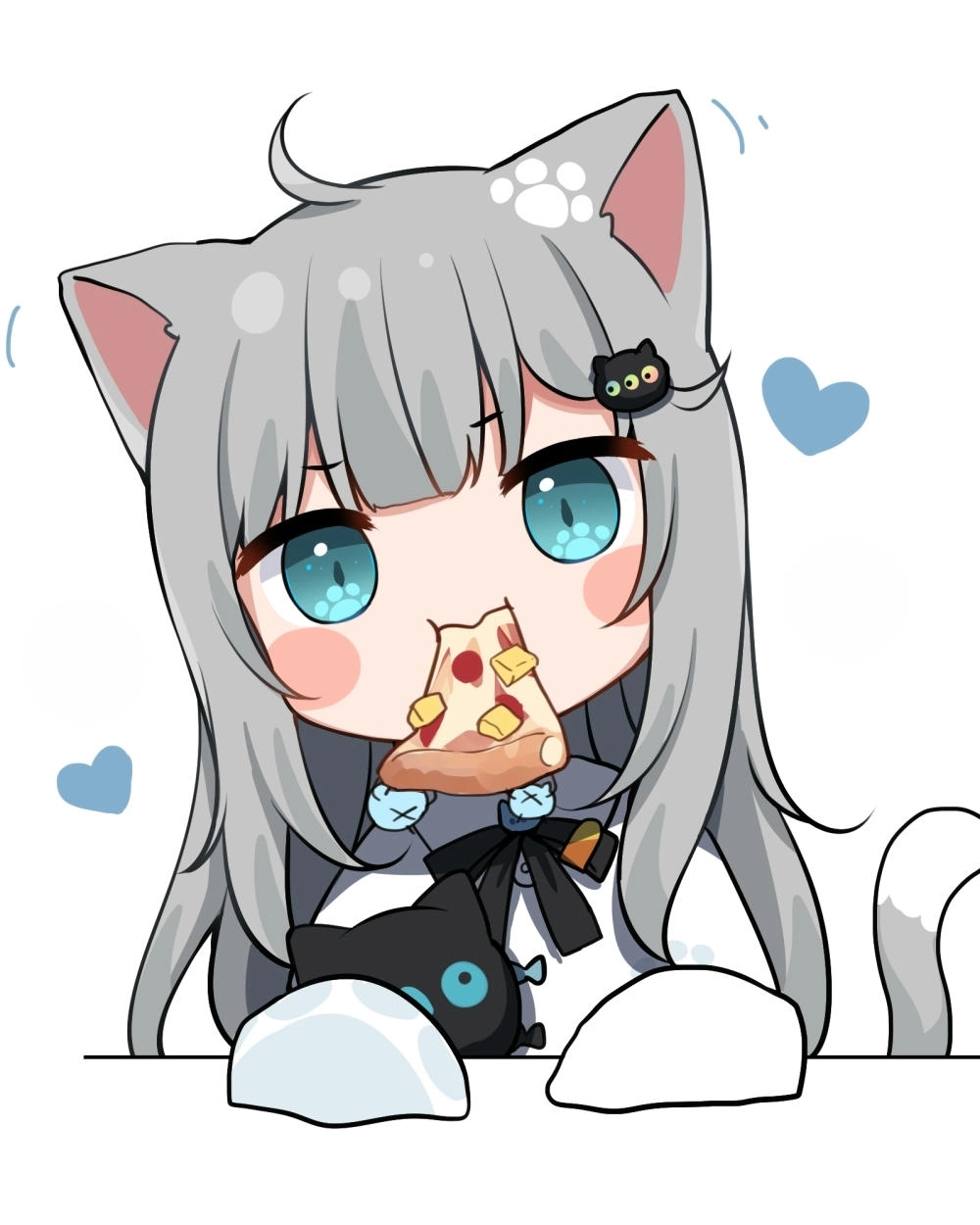 ảnh anime chibi với biểu cảm vui vẻ 