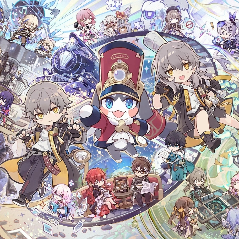 ảnh chibi anime phong cách đơn giản 