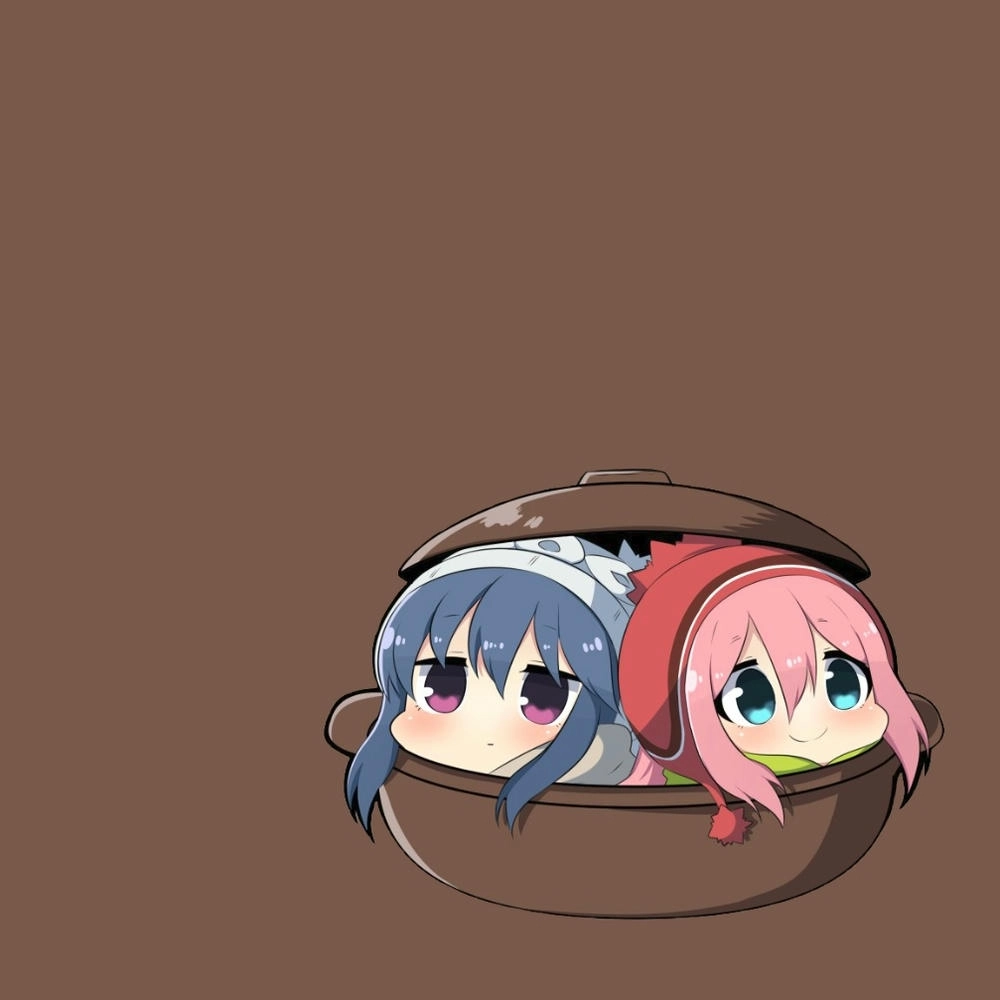 ảnh chibi anime nền nâu