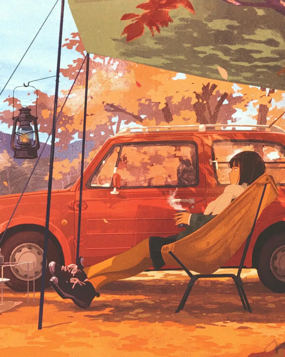 ảnh chill anime đẹp ấn tượng 