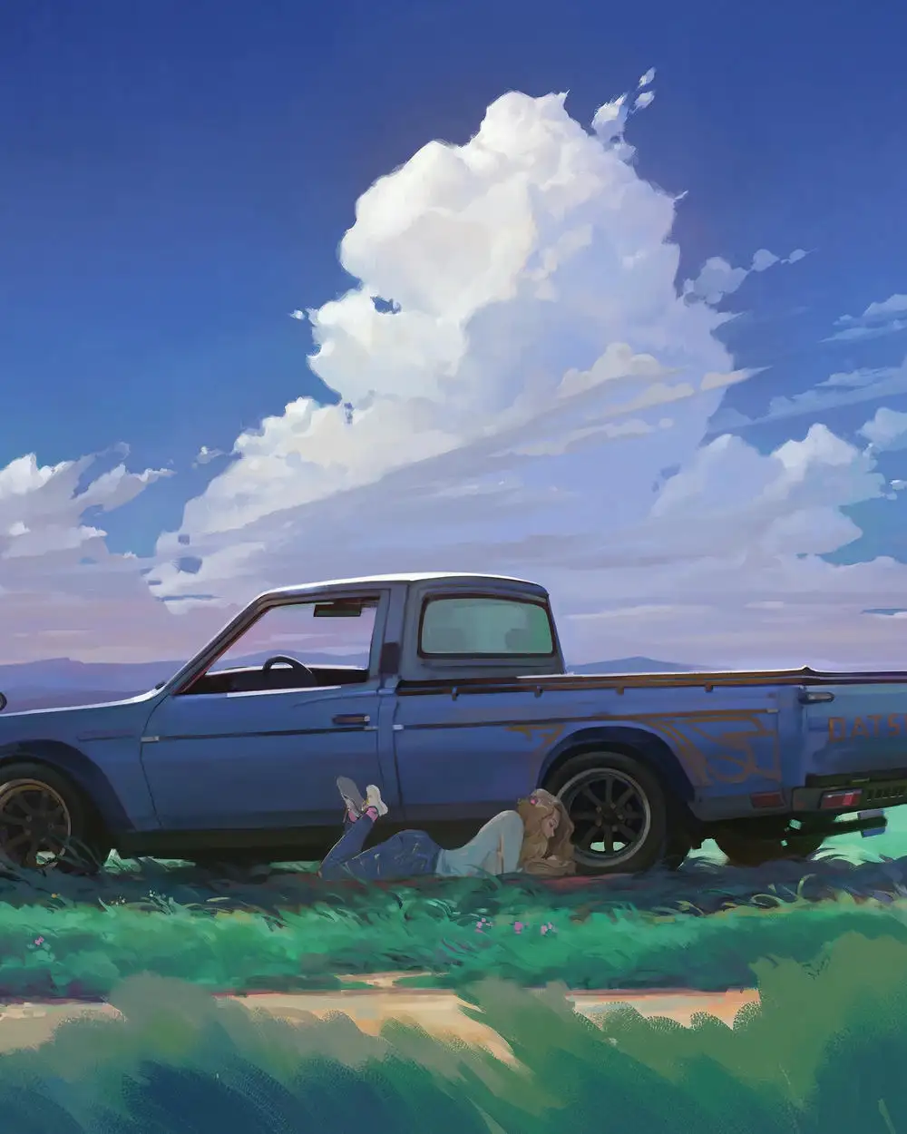 ảnh anime chill thư giãn 