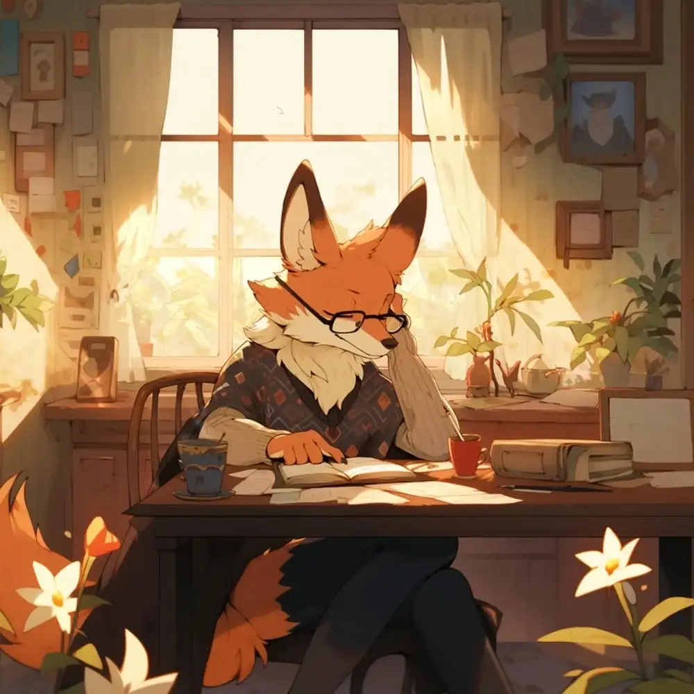 ảnh nền anime chill phong cách 