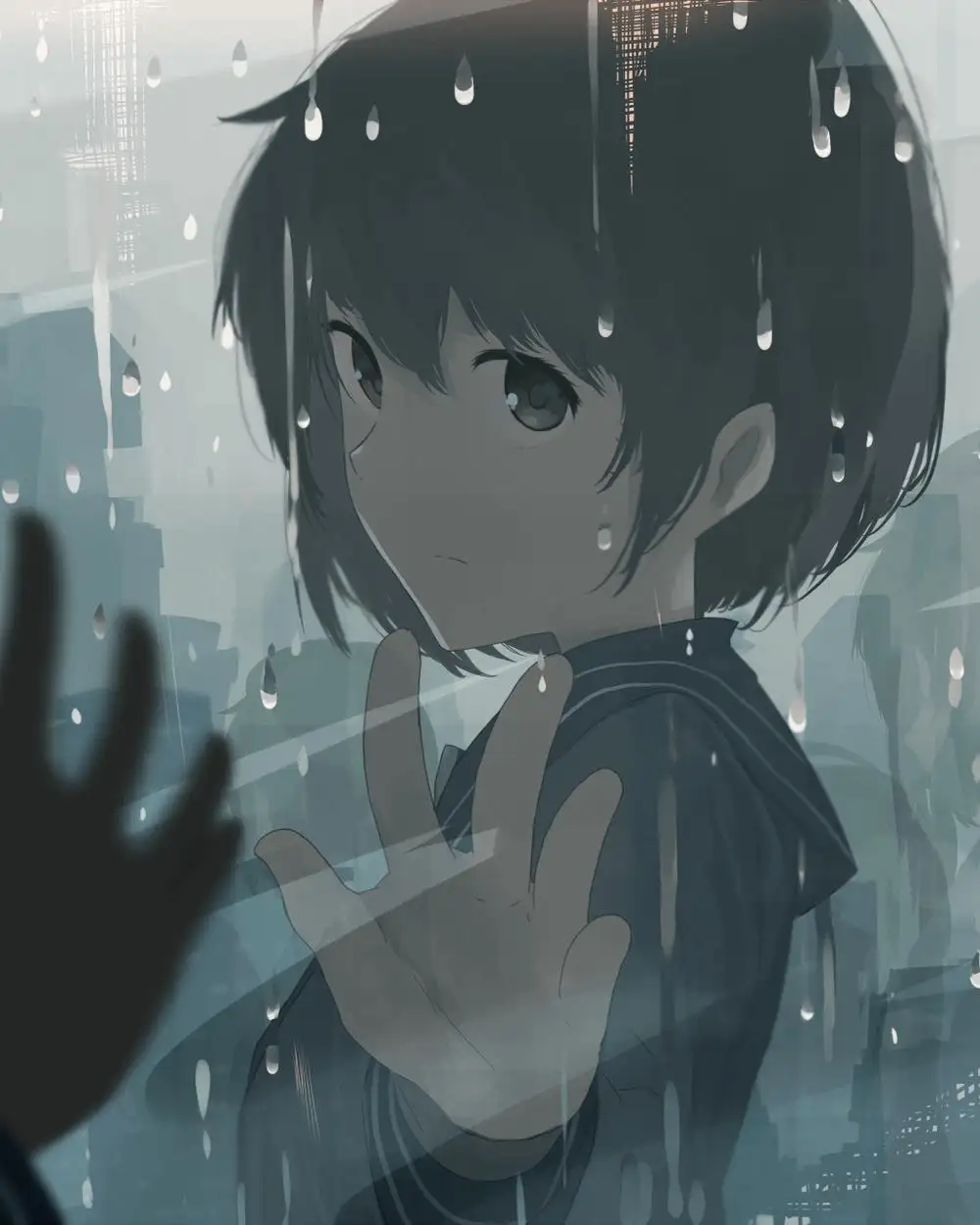 ảnh nền anime chill mờ ảo 