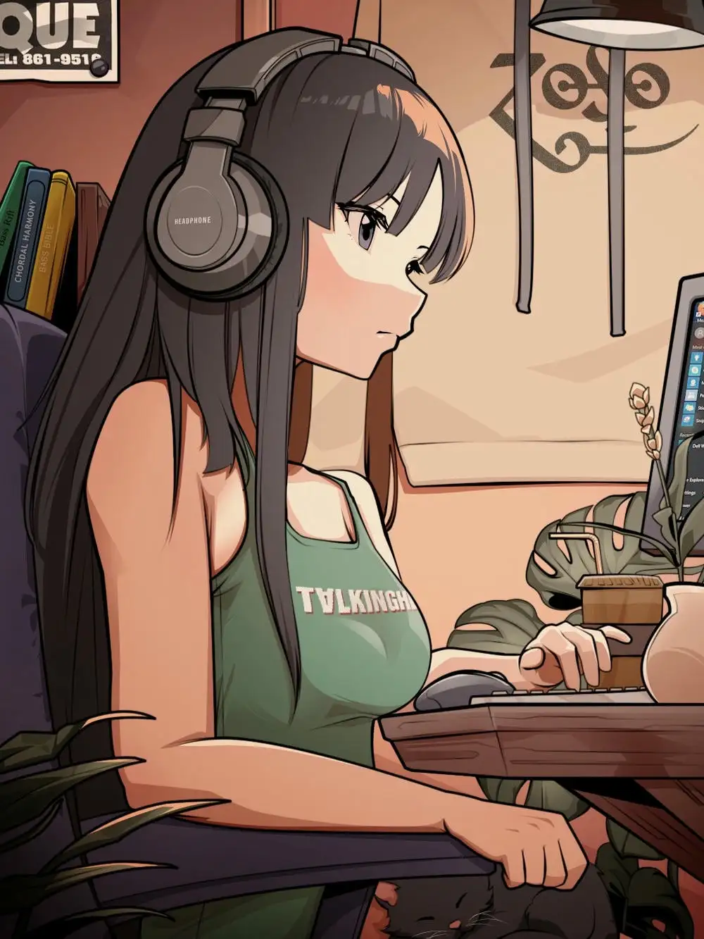 vẻ đẹp buồn qua ảnh anime chill buồn 