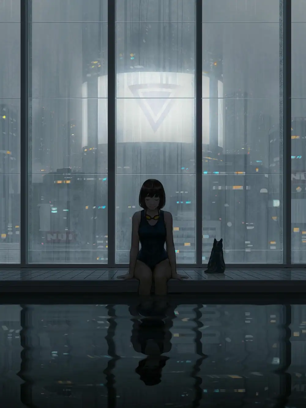 ảnh anime chill buồn nghệ thuật 