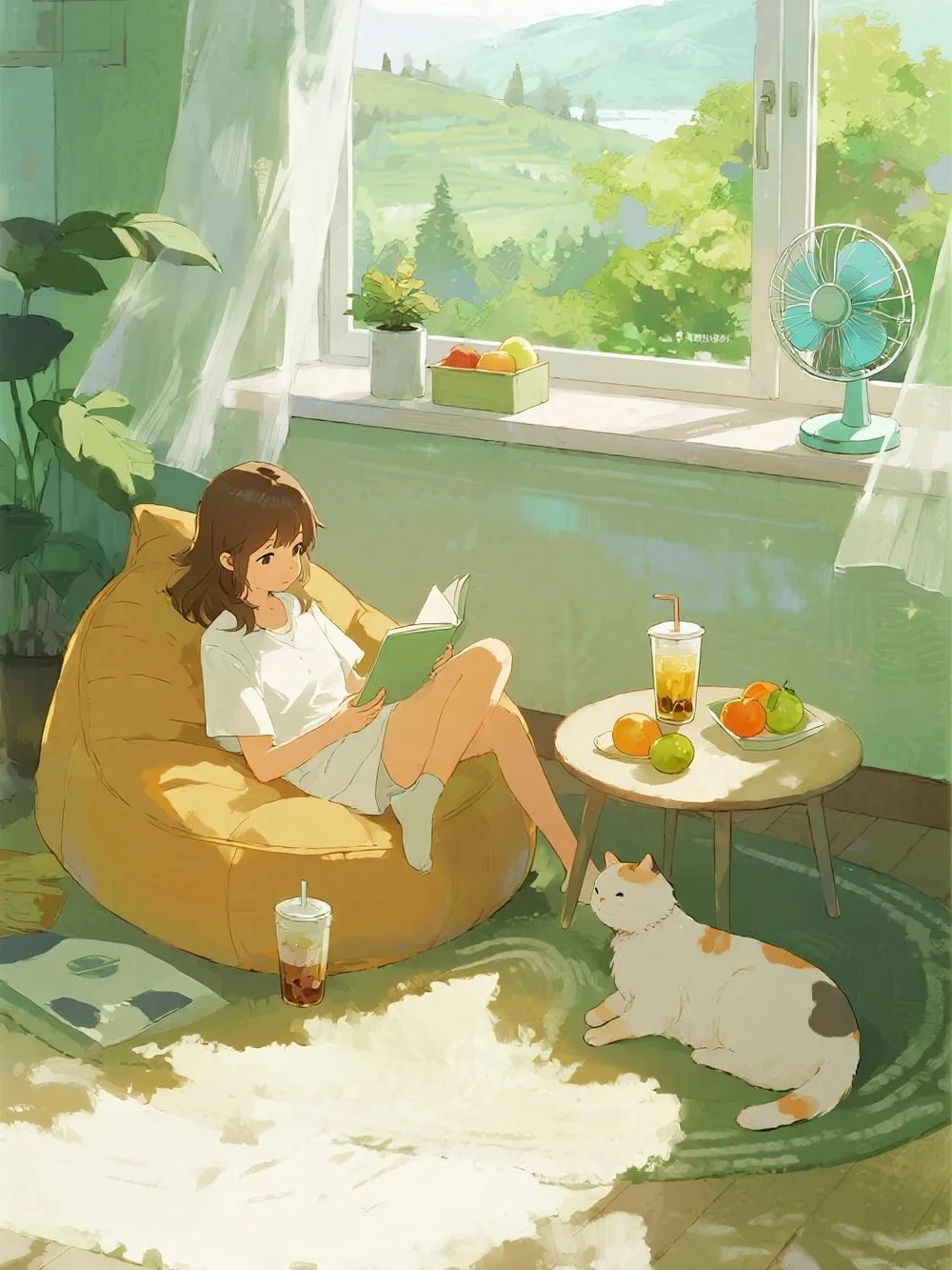 ảnh anime chill buồn