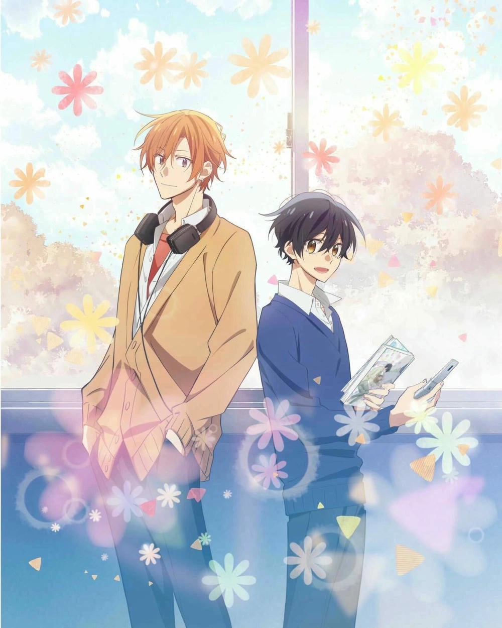 hình ảnh anime đam mỹ nam hạnh phúc 