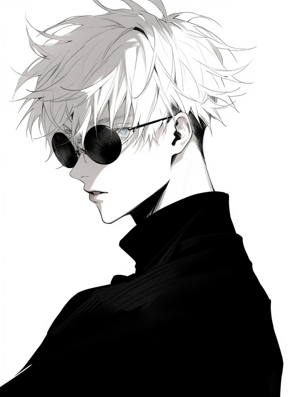 ảnh anime gojo ánh mắt lạnh