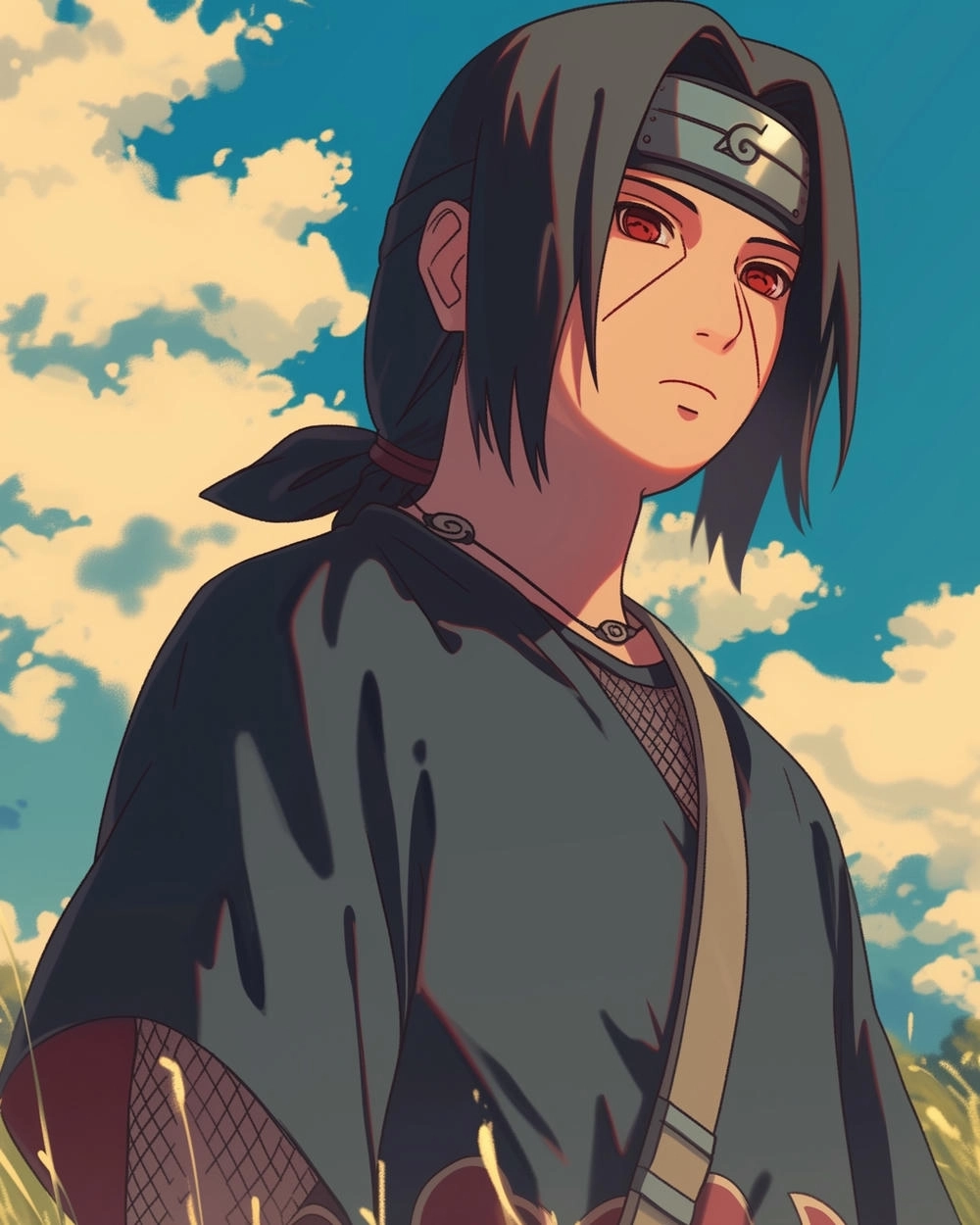 hình ảnh itachi sharingan mạnh mẽ 