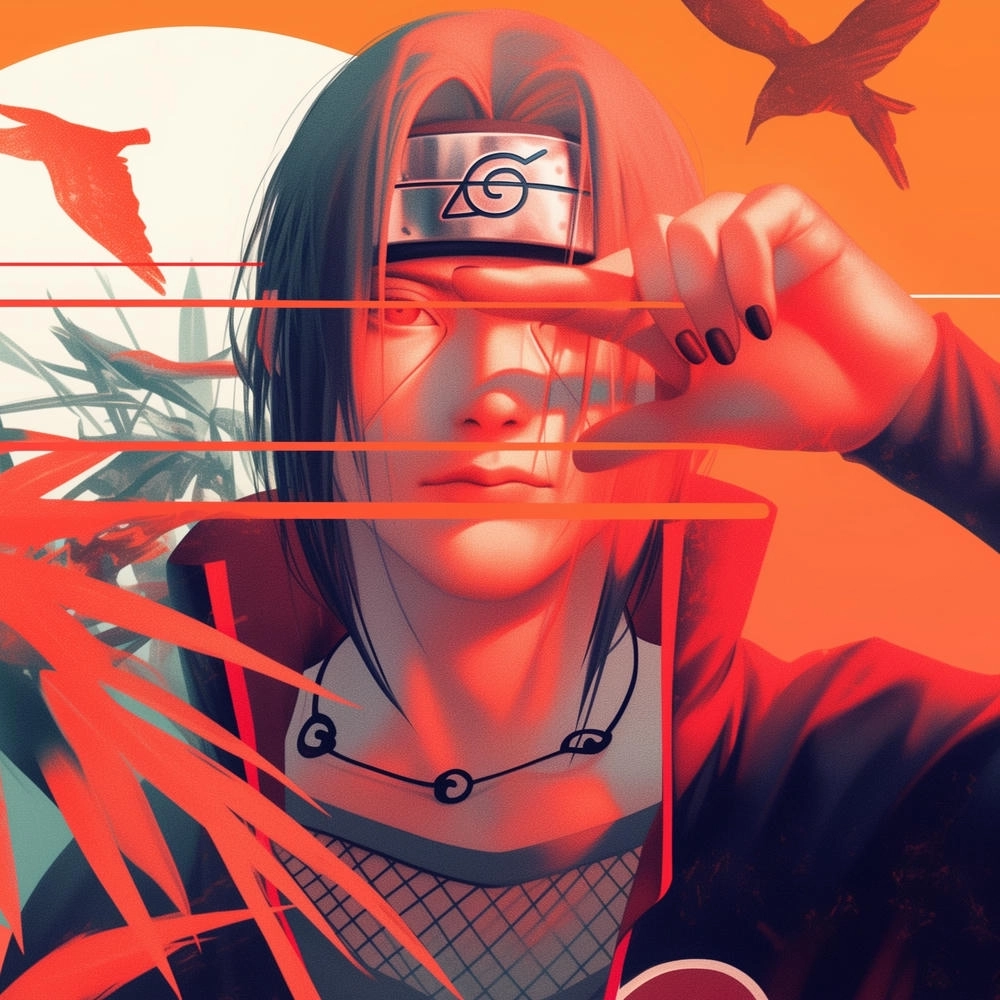 ảnh itachi sharingan trong anime 
