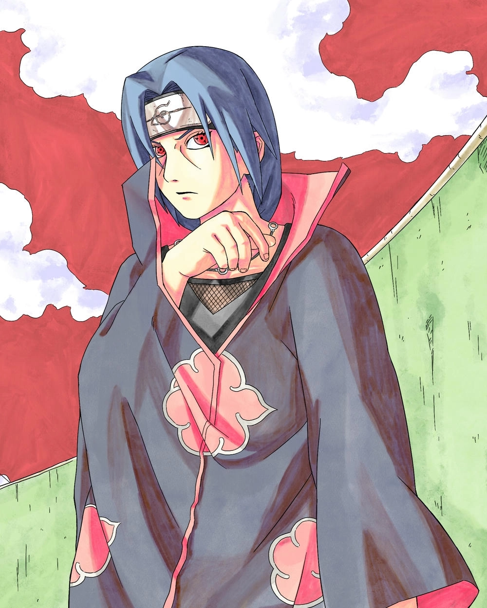 hình ảnh itachi uchiha mạnh mẽ 