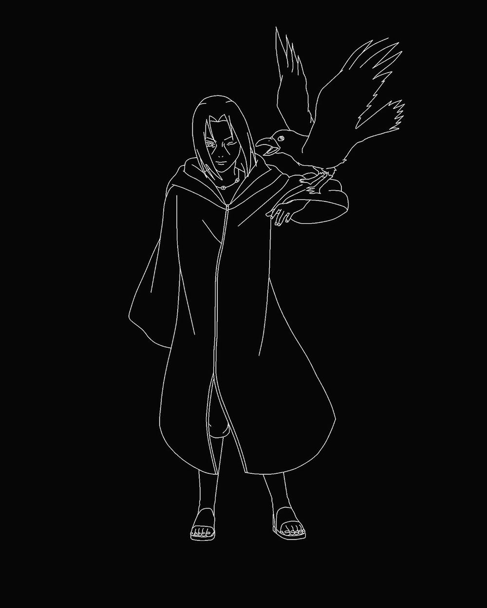 itachi uchiha phong thái mạnh 