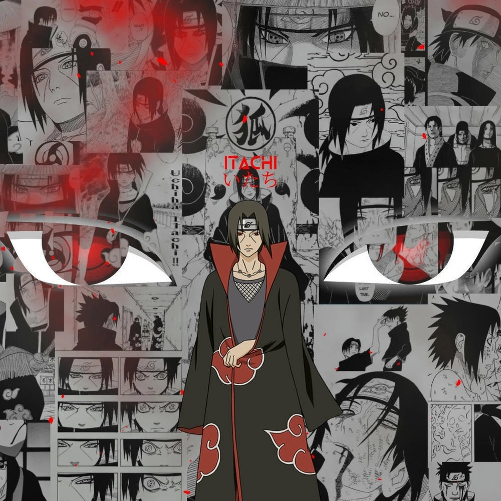 itachi mở mắt sharingan 