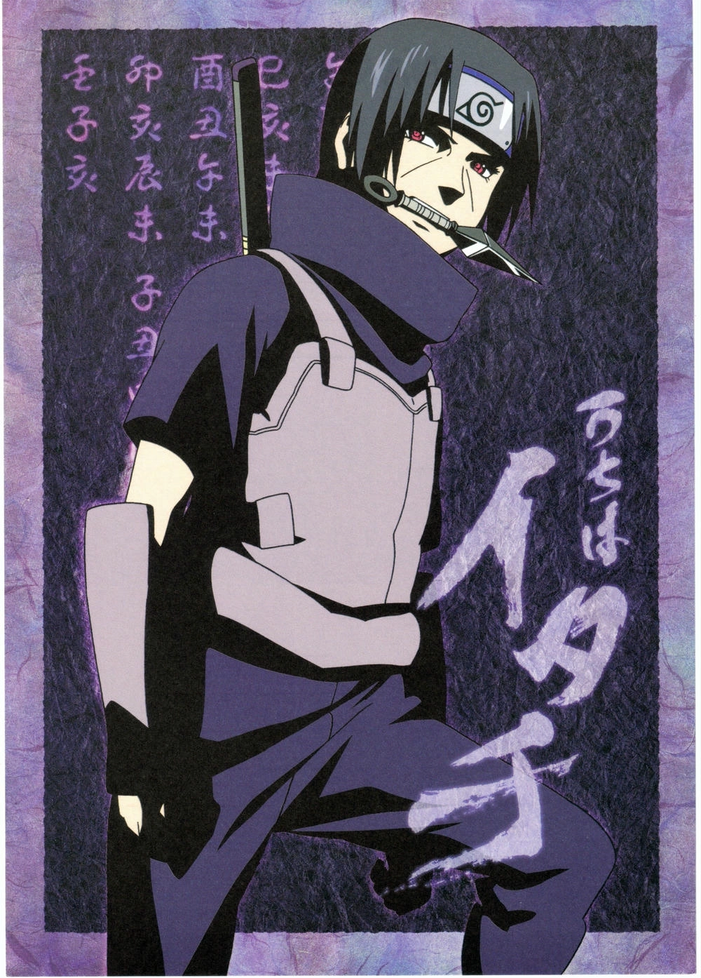 itachi giơ tay đe dọa 