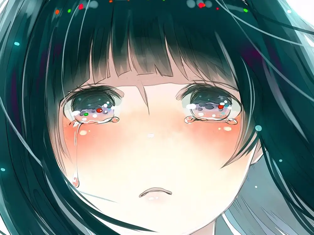 ảnh chibi anime khóc