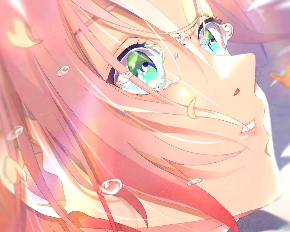 nhân vật anime khóc