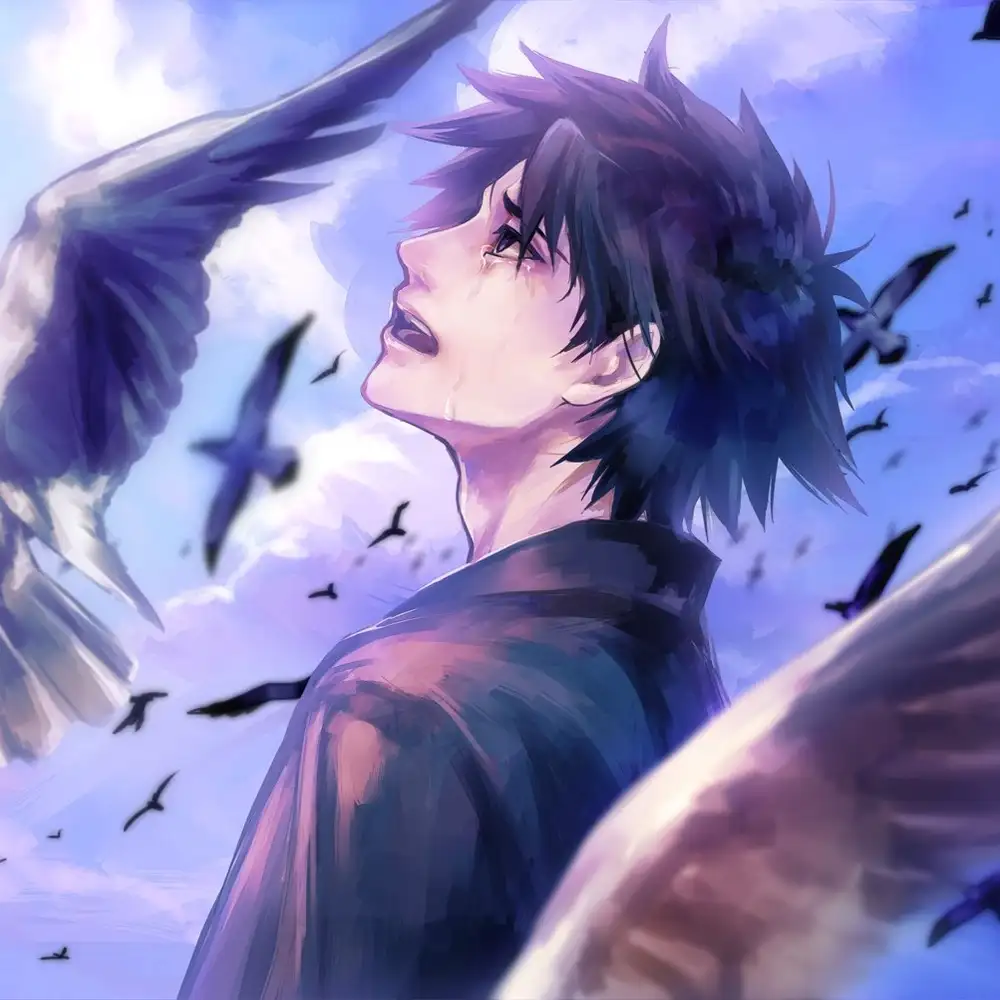 anime nam khóc đẹp
