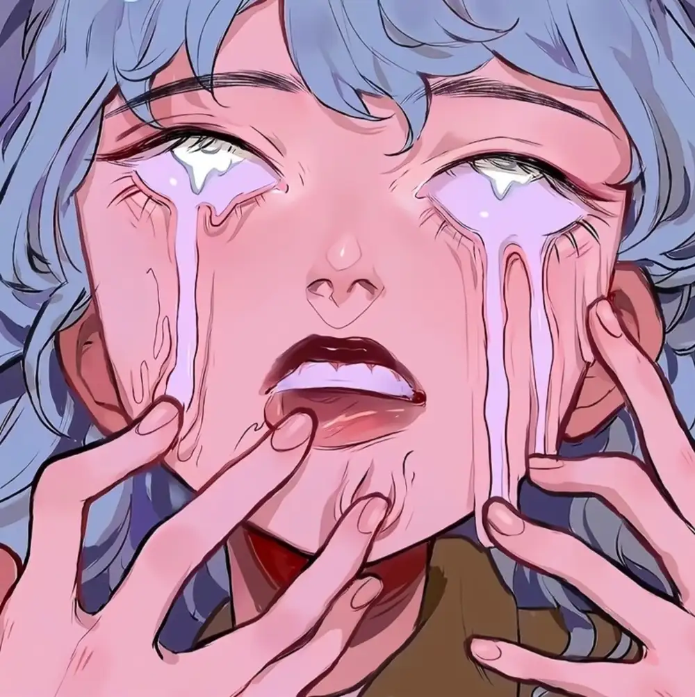 ảnh anime khóc vụn vỡ