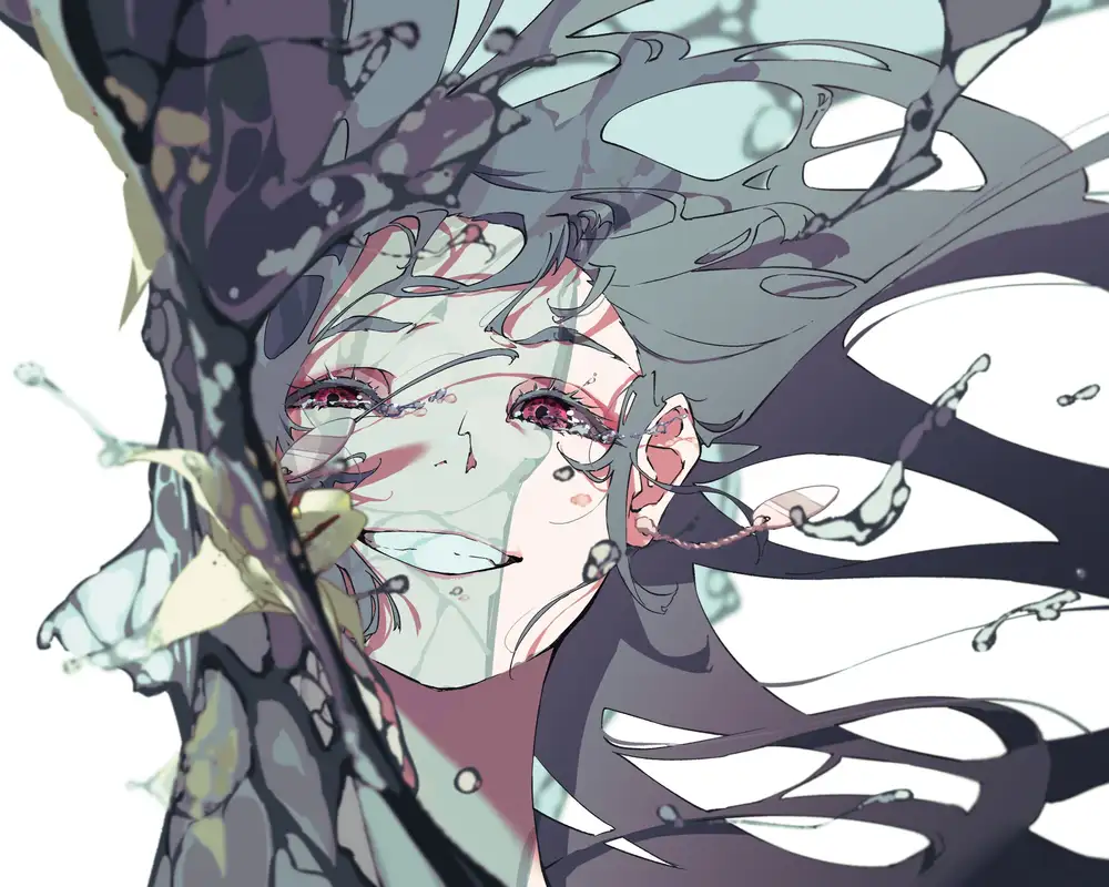 hình anime khóc cười