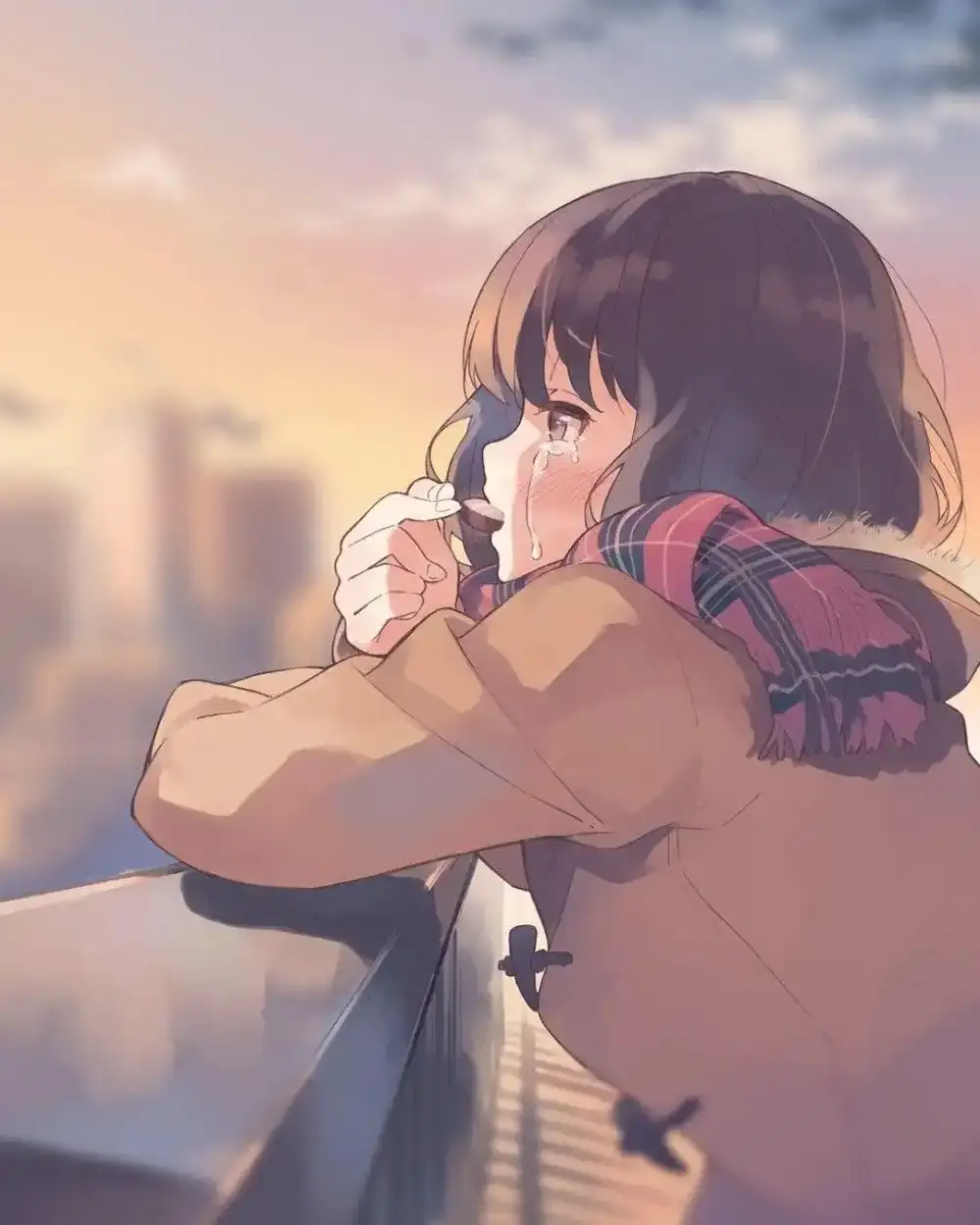 anime khóc nghẹn ngào