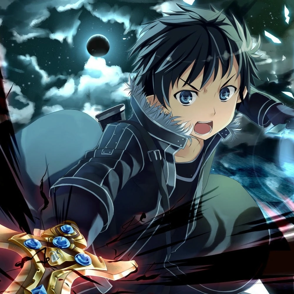 ảnh Kirito đang chiến đấu 