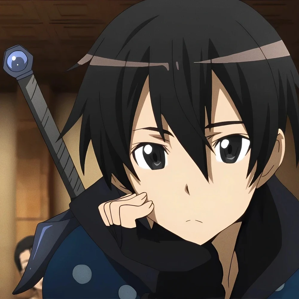 ảnh anime kirito cute