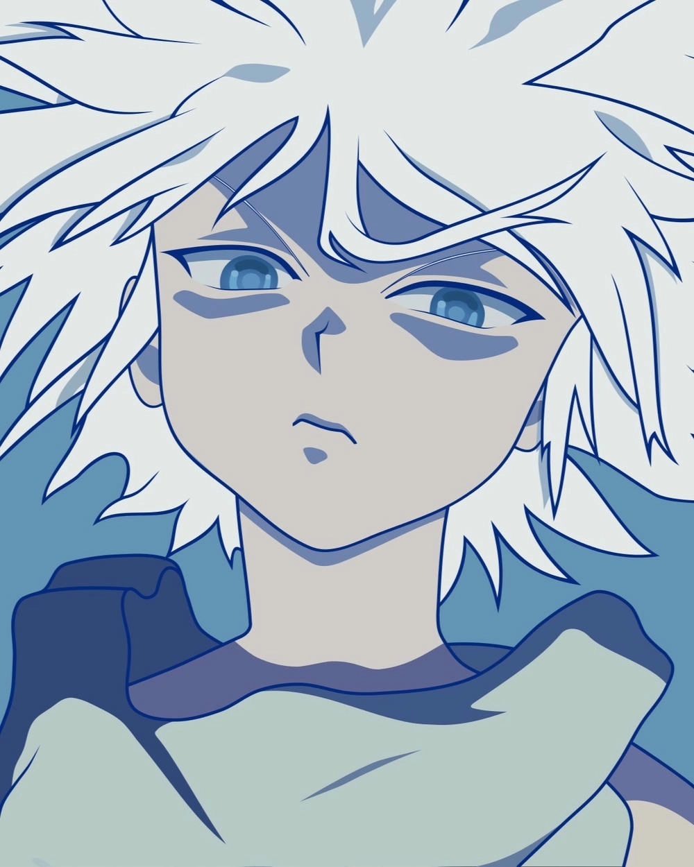 hình anime nam biểu cảm lạnh 