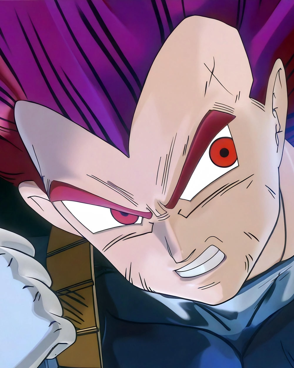 ảnh anime ngầu tóc tím 