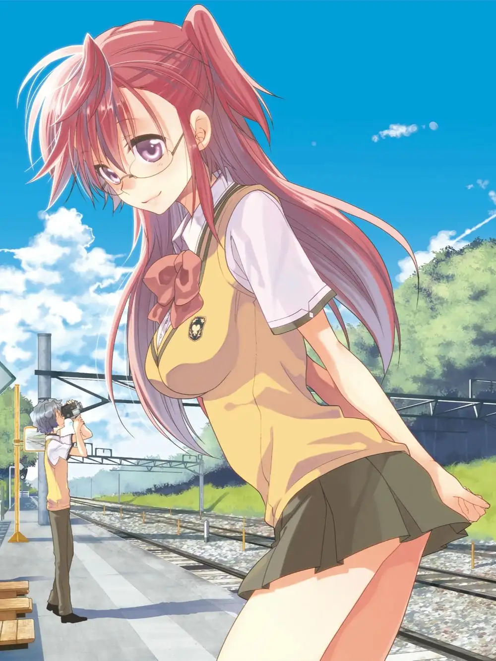 ảnh anime nữ tóc dài xinh đẹp 
