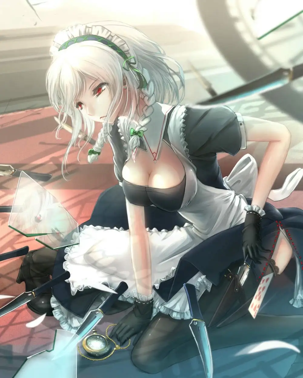 ảnh anime nữ cute tóc ngắn 