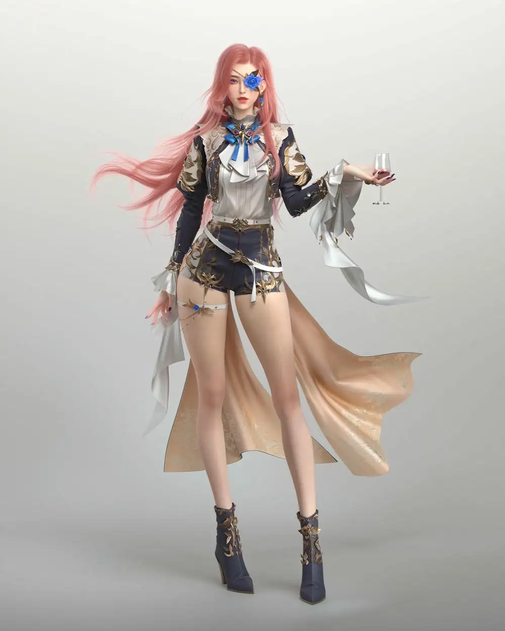 hình ảnh anime nữ 3d đáng yêu 