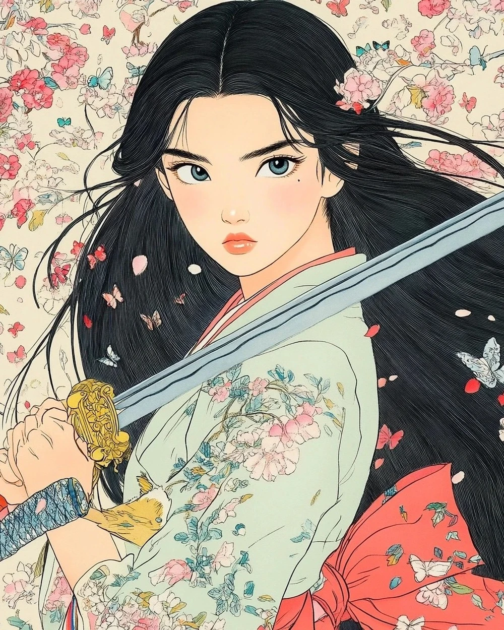 ảnh anime nữ cổ trang đẹp 12