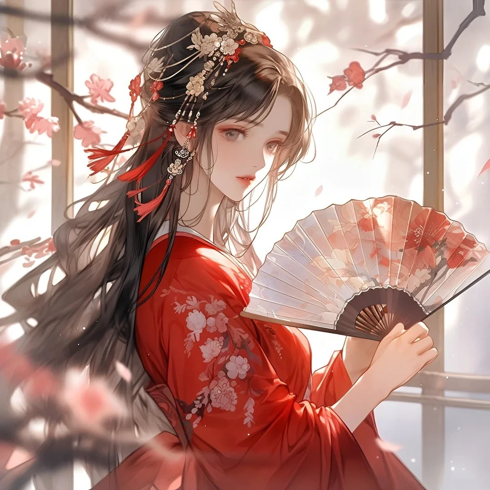 ảnh anime nữ cổ trang đẹp 9