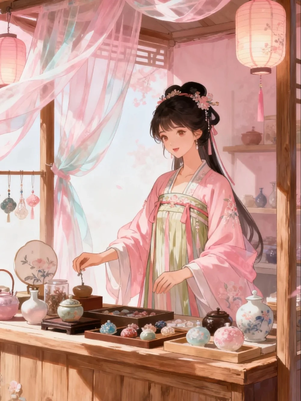ảnh anime nữ cổ trang đẹp