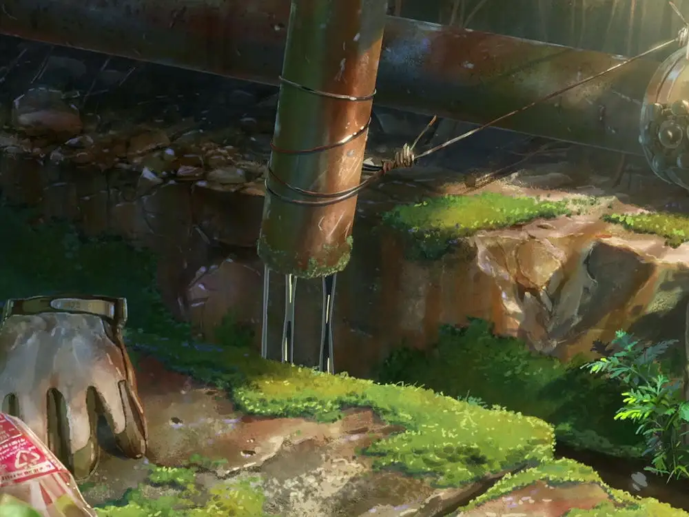 tranh anime phong cảnh đẹp mê hoặc 