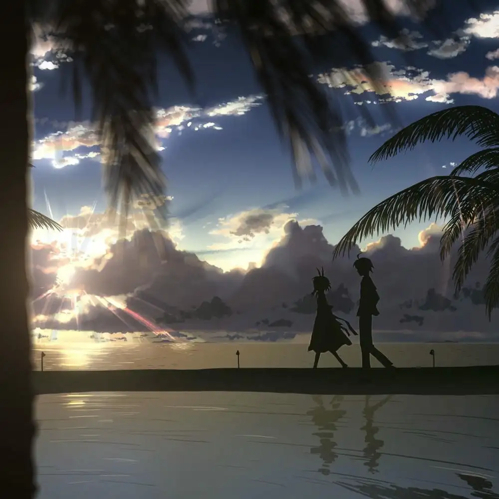 phong cảnh anime đẹp và huyền bí 