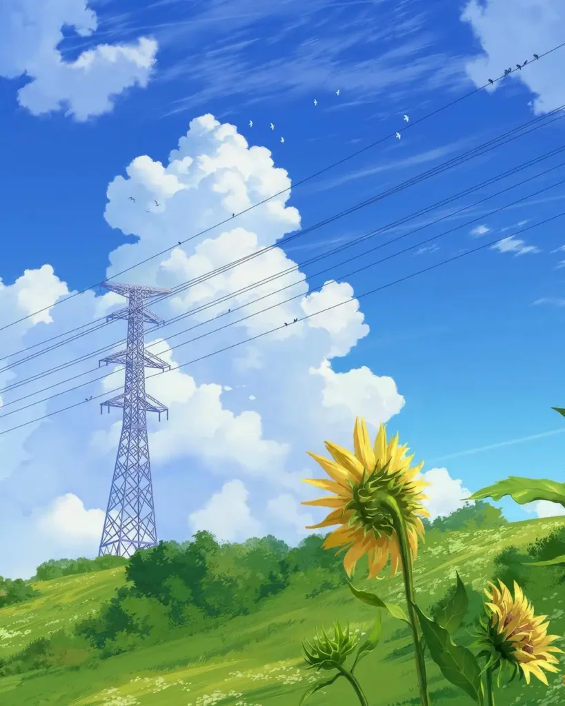 ảnh phong cảnh anime siêu nét