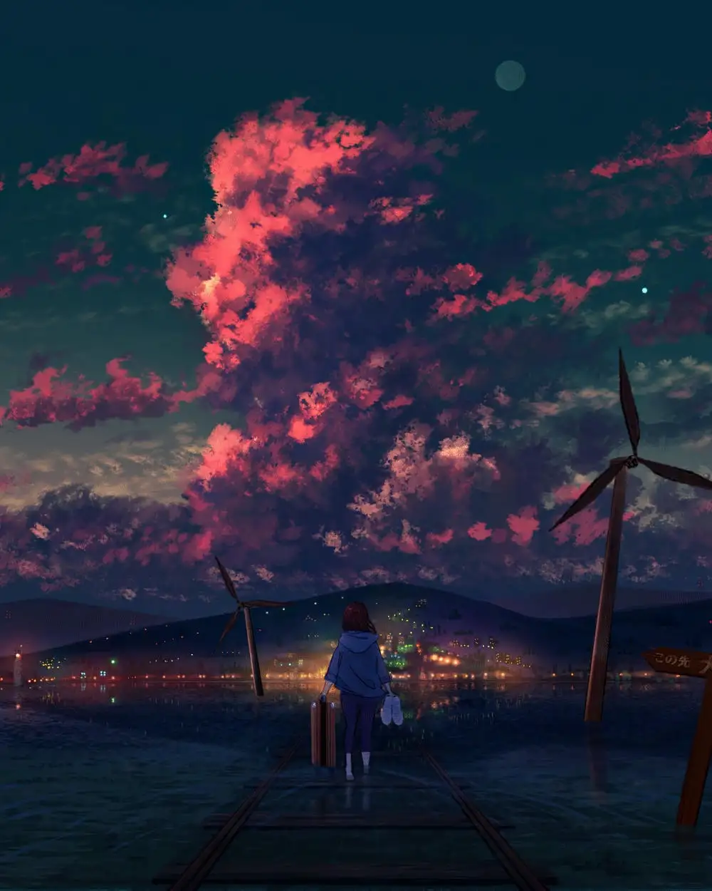 ảnh phong cảnh anime độ phân giải cao 