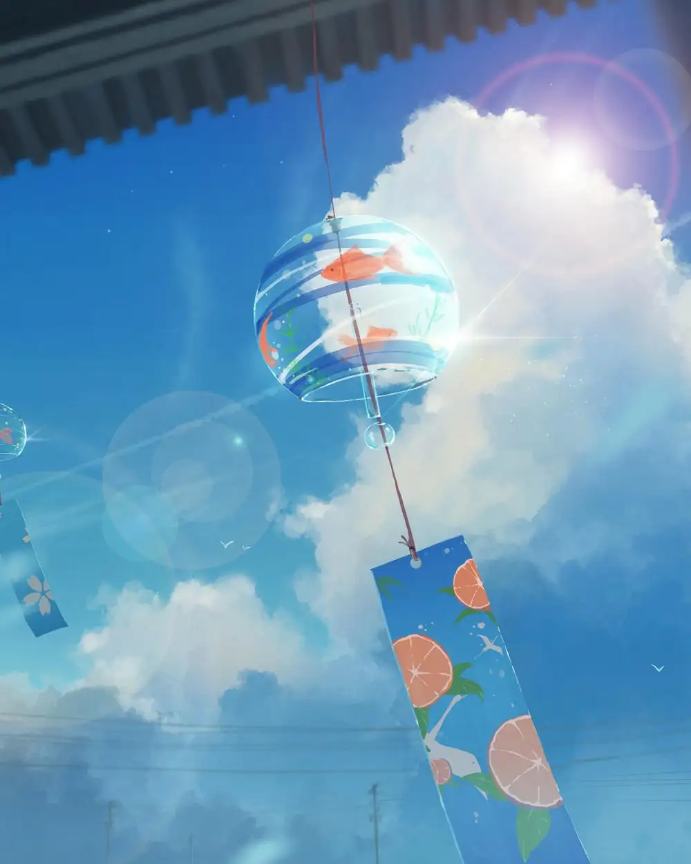 màn hình anime phong cảnh 4k sống động 