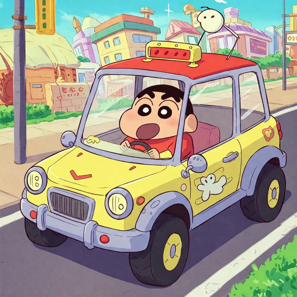 hình Shin mặc pijama cute 