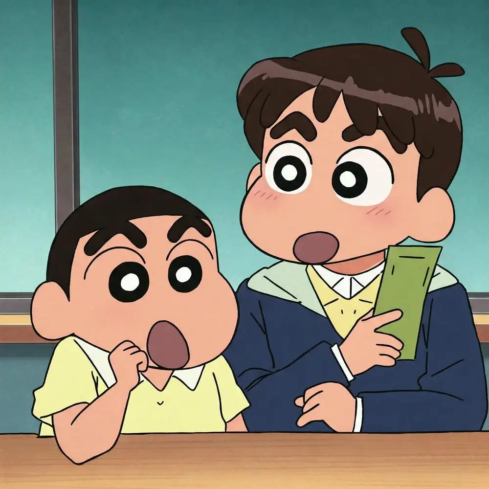 hình cu Shin nằm ngủ đáng yêu 