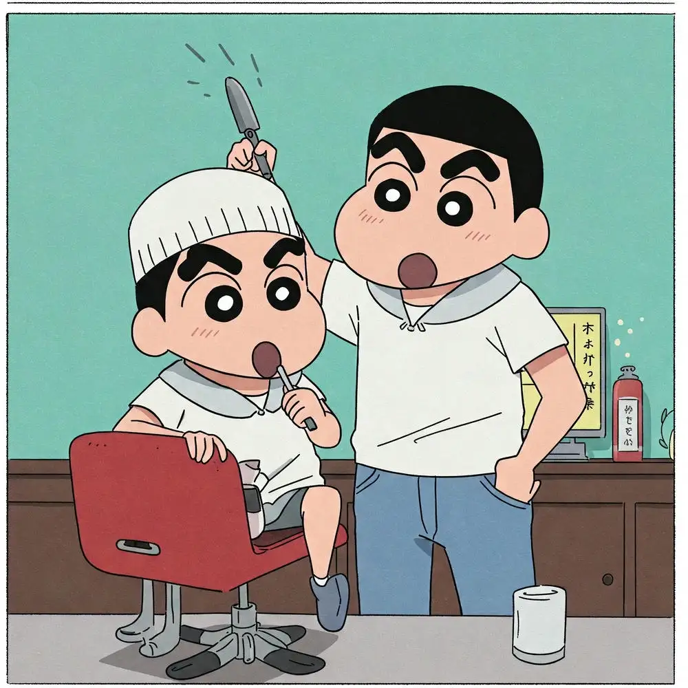 hình ảnh Shin lúc lớn siêu ngầu 