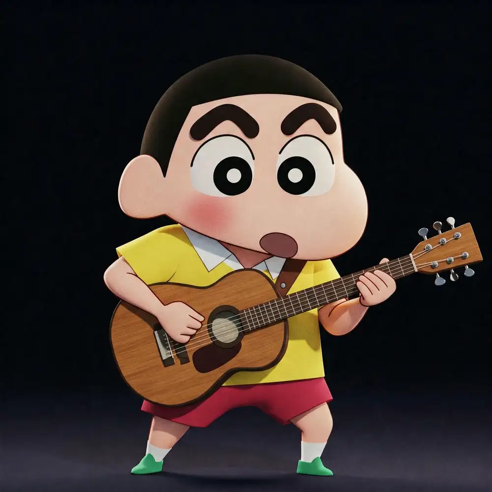 hình ảnh Shin tạo dáng bá đạo cực hài 