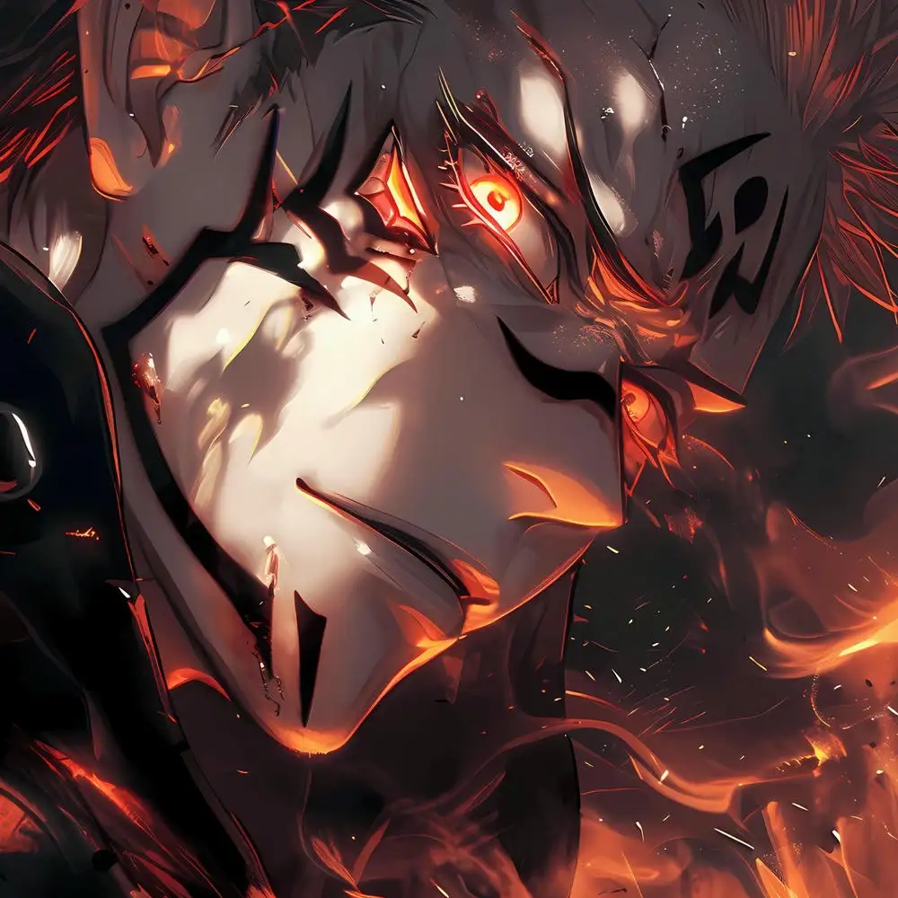 hình ảnh sukuna ngầu trong anime 