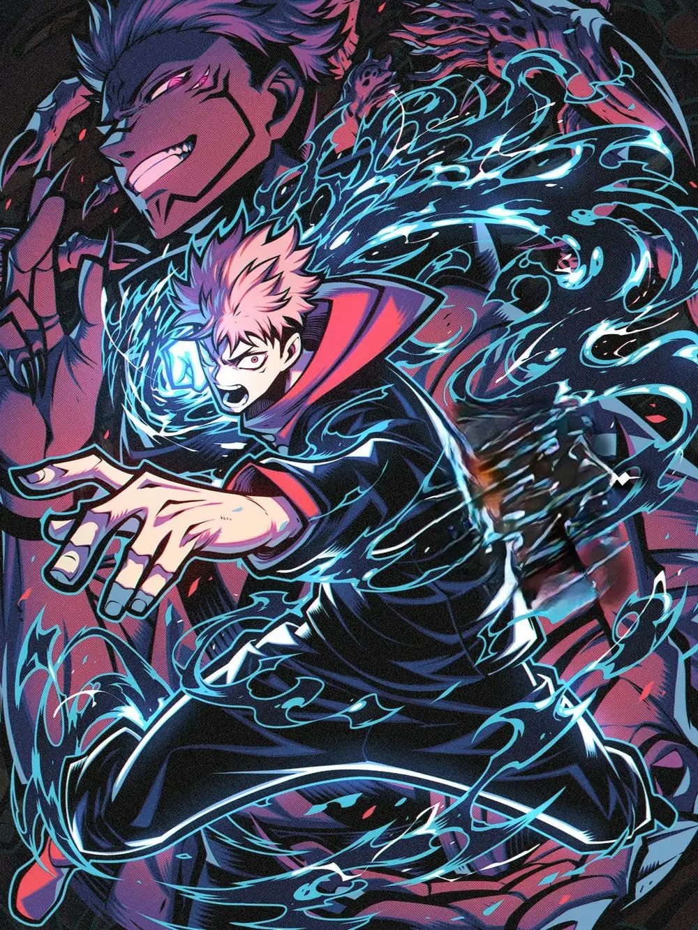 ảnh anime sukuna hành động cực đẹp 