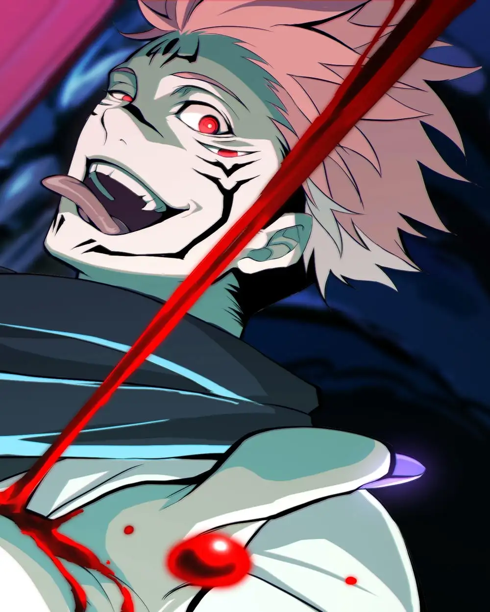 hình anime sukuna cực ấn tượng 