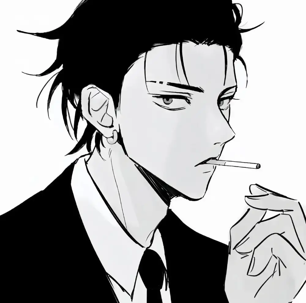 ảnh anime đen trắng chất 